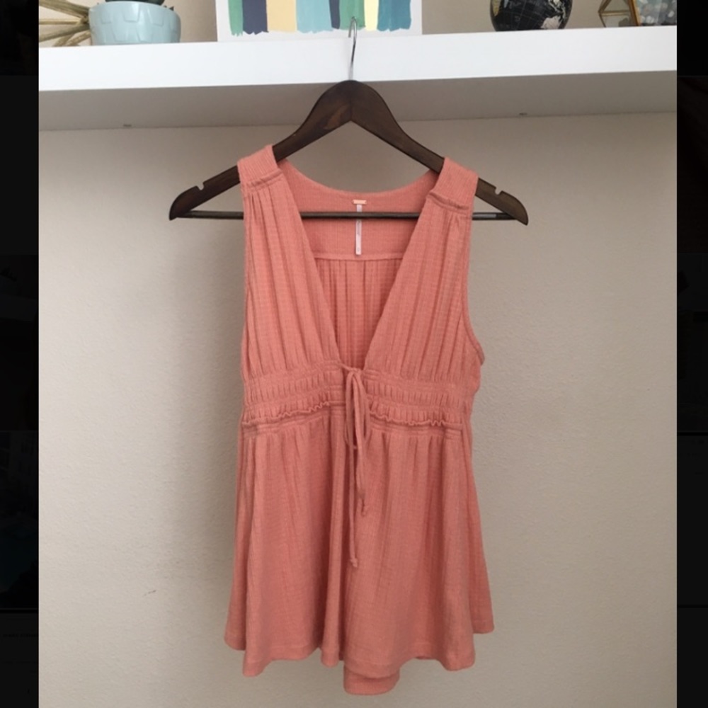Free People peach top